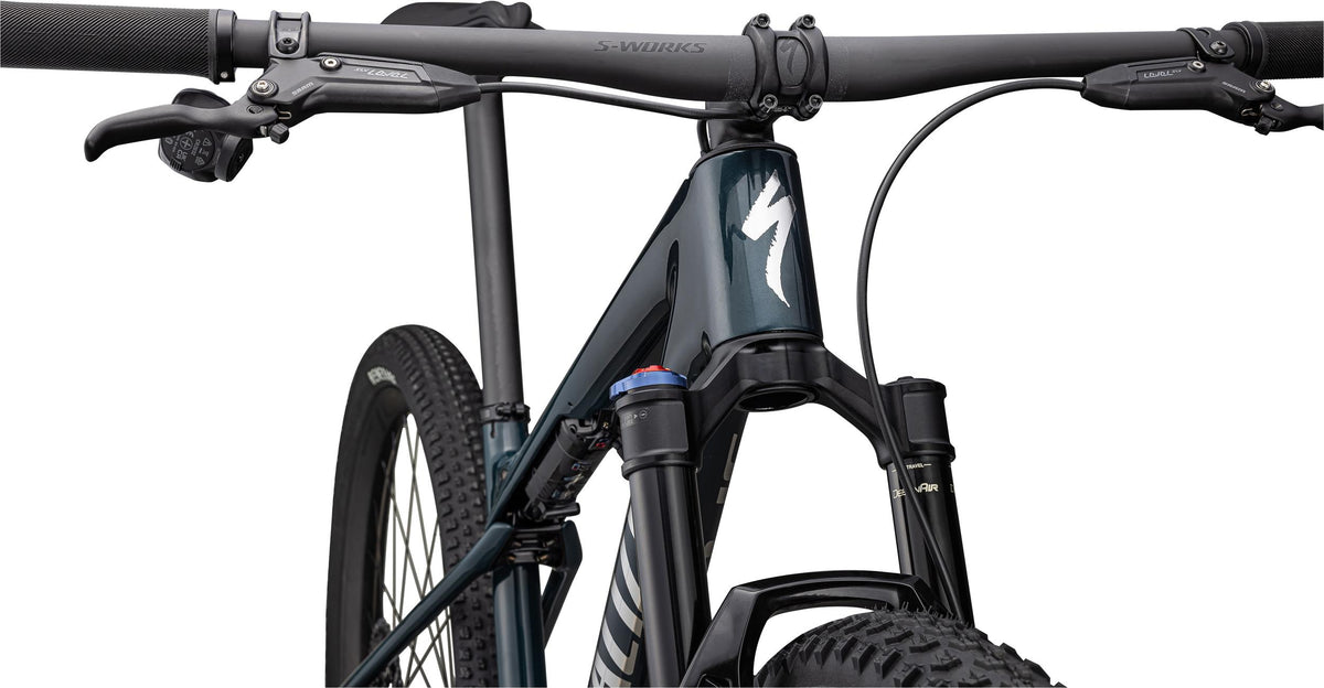 Bicicletas MTB XC Epic World Cup Pro Specialized 2024 Gloss Deep Lake Metallic/Chrome #5