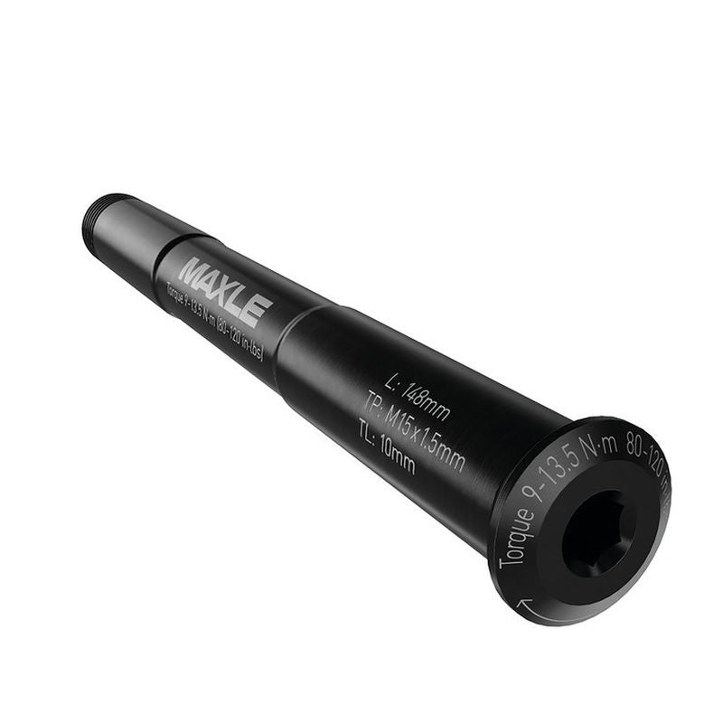 Eje Pasante Delantero SRAM Maxle Stealth 12x100mm 118.5mm Rosca 9mm M12x1.5 Carretera Negro