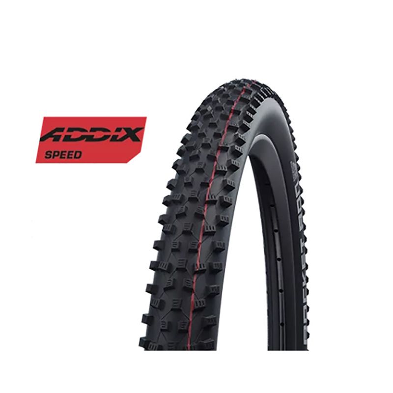Cubierta Schwalbe Rocket Ron HS438 Evolution Super Ground Tubeless Addix Speed Plegable Negro
