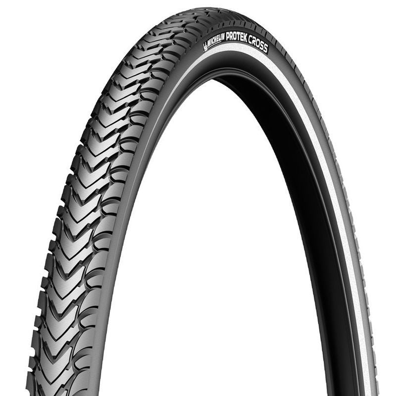 Cubierta Michelin Protek Cross Access Line Rígida Negro Reflectante