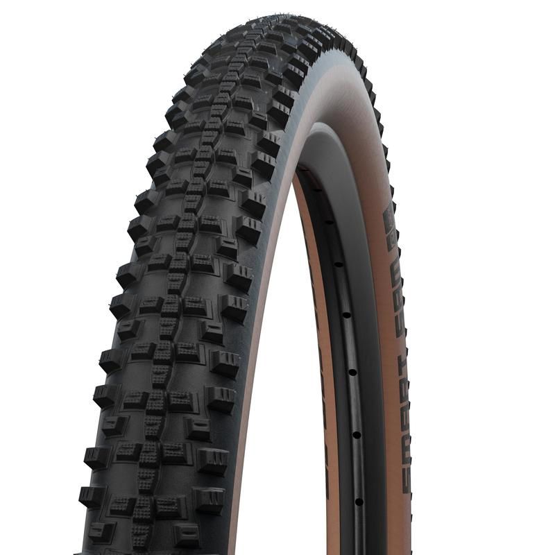 Cubierta Schwalbe Smart Sam HS624 Performance Line Addix Rígida Negro/Marrón