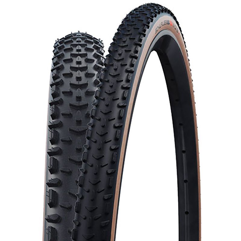 Cubierta Schwalbe X-One R HS626 Evolution Super Race Addix Race Tubeless Plegable Negro/Translúcido
