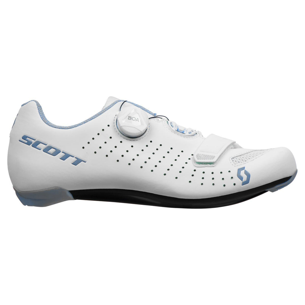 Zapatillas Carretera Scott Road Comp BOA Mujer Matt White/Light Blue #3