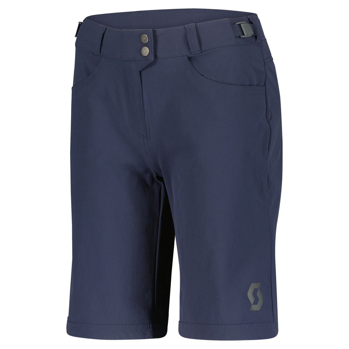 Pantalón Corto MTB Badana Scott Trail Flow Mujer Dark Blue