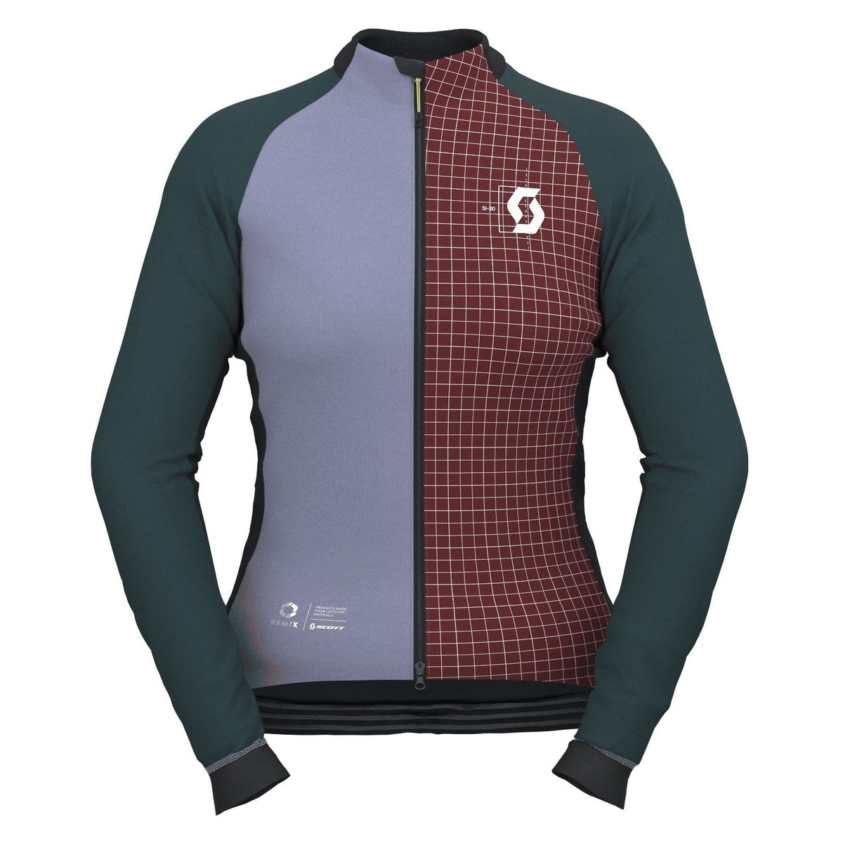 Chaqueta Scott RC Pro Warm GTX Windstopper Remix Mujer Verde/Wood Red