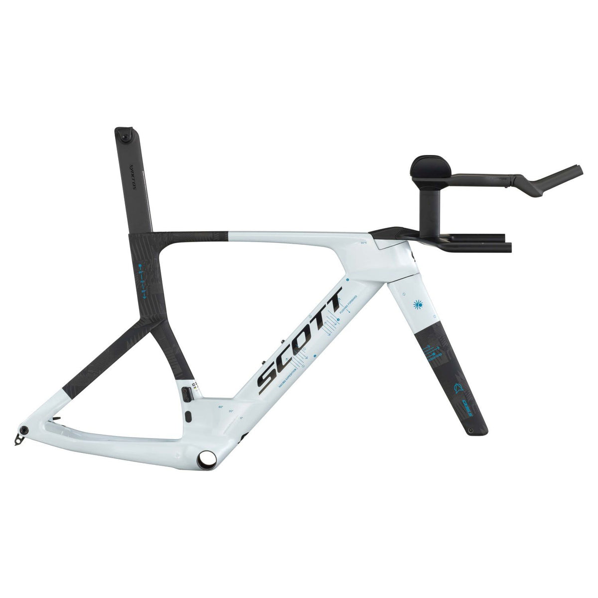 Cuadro Scott Plasma RC TT HMX 2026 Cumulus White/Carbon