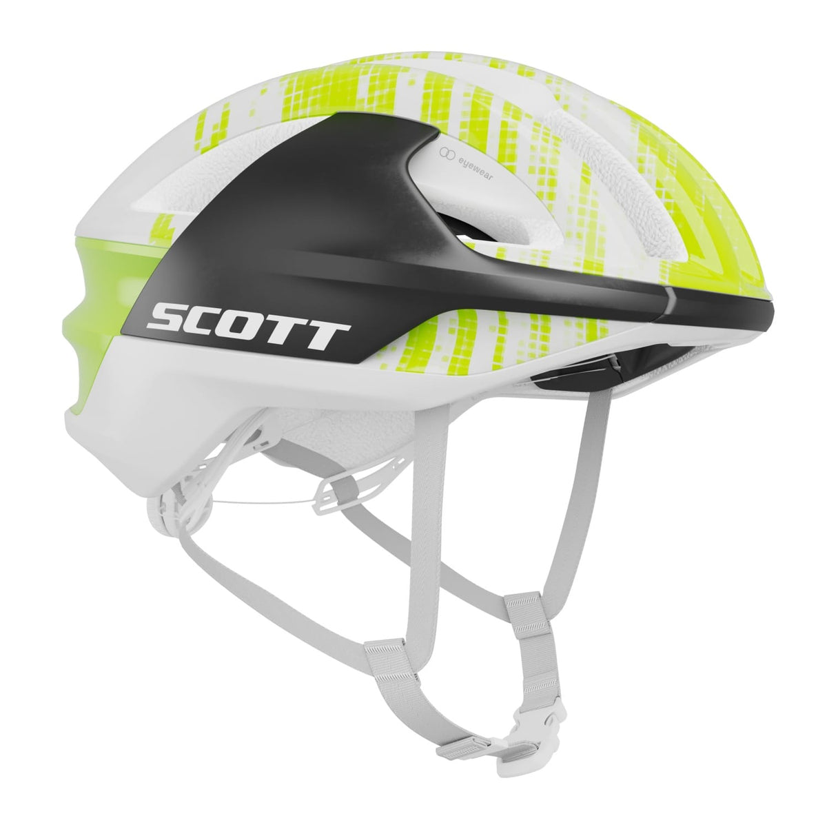 Casco Scott Centric RC MIPS CE White/Sulphur Yellow