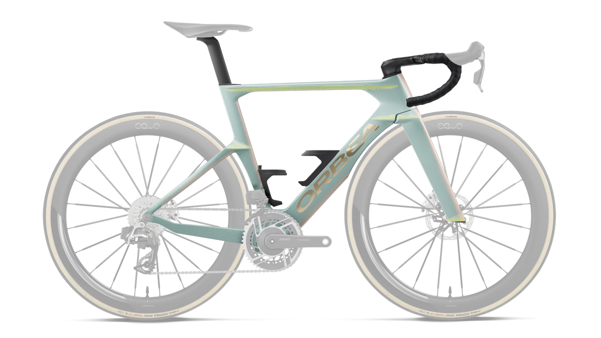 Orbea Cuadro Orca Aero OMX 2027 Frozen Concrete/Aurora Blaze Matt