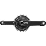 Sram XX SL Eagle Dub Thread Mount Q168 34t Carbon Power Meter Crankset Without Bottom Bracket Black