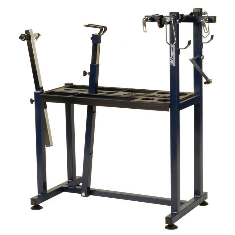 Soporte Reparación BiciSupport Regulable 100 Azul/Negro