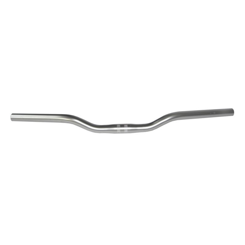Manillar Ergotec City 620mm Altura 32mm 14º Acero Plata