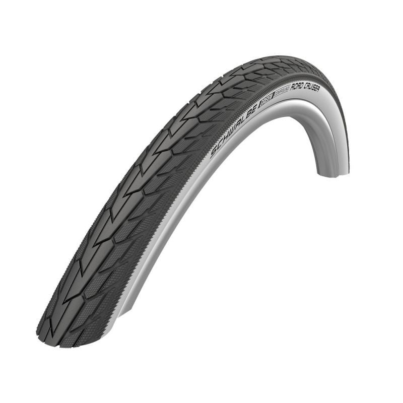 Cubierta Schwalbe Road Cruiser K-Guard Green Compound HS484 TwinSkin Rígida Negro/Blanco