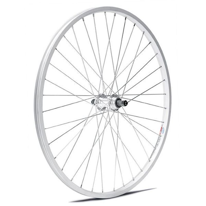 Rueda Trasera Gurpil Llanta Cyber 10 Aluminio Casete 7v Plata