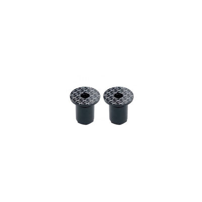 Juego Tapones Manillar Deda Negro/Blanco