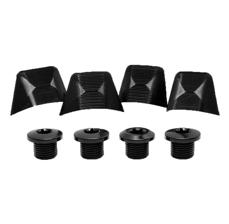 Kit Tornillos/Tuercas Plato Absolute Black Bielas Ultegra 6800 Negro
