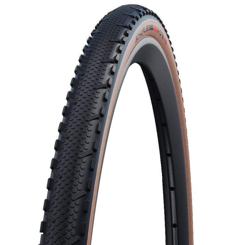 Cubierta Schwalbe X-One RS HS483 Evolution Super Race Addix Race Tubeless Plegable Negro/Translúcido