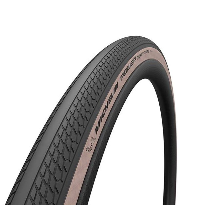 Cubierta Michelin Power Adventure Competition Line Tubeless Ready Plegable Negro/Marrón