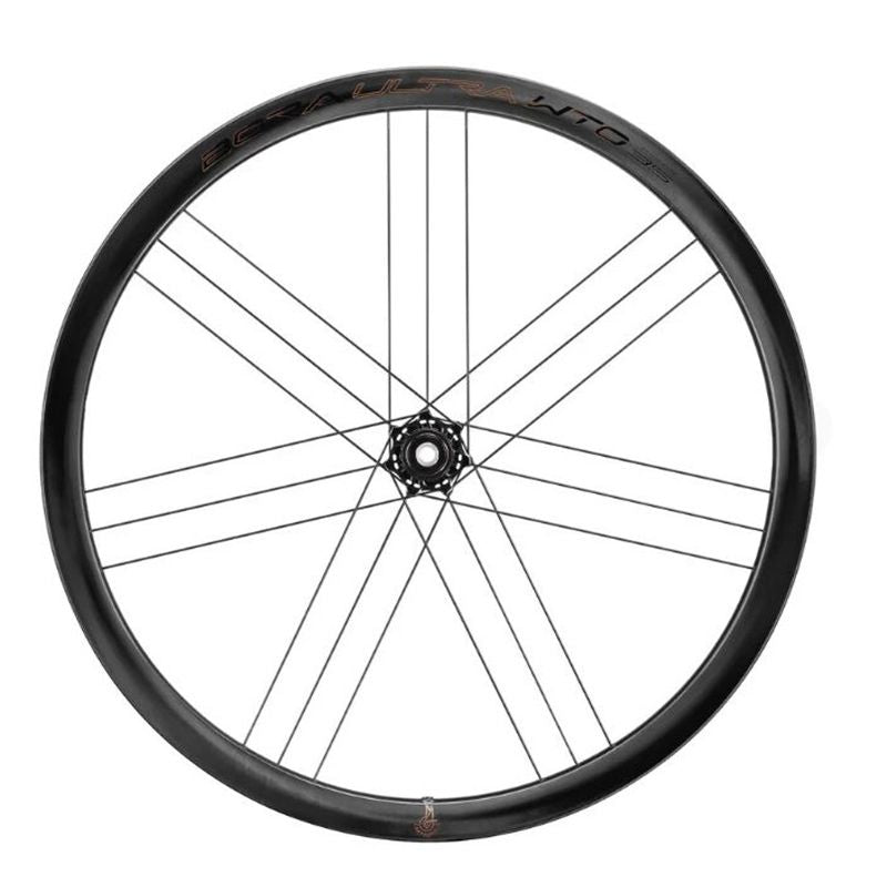 Juego Ruedas Campagnolo Bora Ultra WTO 35 2WF C23 Tubeless Ready Freno Disco Center Lock N3W Carbono Negro