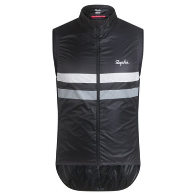 Chaleco Rapha Brebet Hombre Negro/Light Grey/White